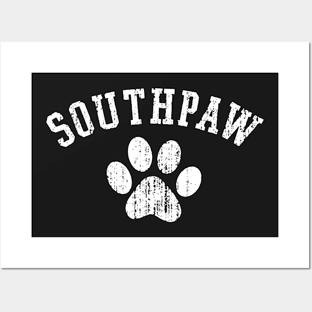 Southpaw black Wall Art by alvaroamado